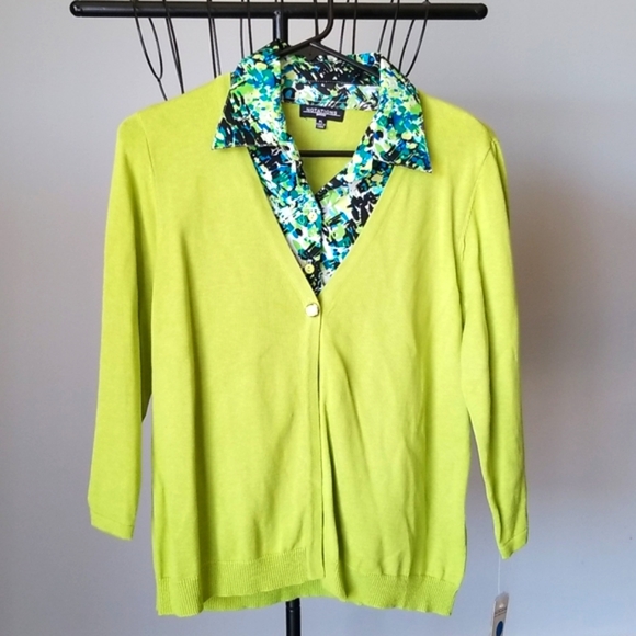 Notations Sweaters - Notations Petite shirt/sweater